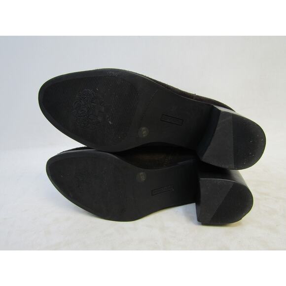 Vince Camuto Women Sz 7.5 M Brown Suede Zip Ankle Fashion Boots Bootie - Picture 9 of 11